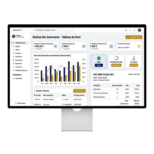 إدارة الأتعاب AvocatPro